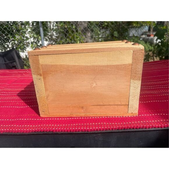 Custom Wood Beverage Caddy W/ Bottle Opener/4-Pack New - Picture 4 of 16